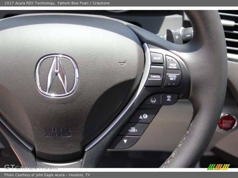 Fathom Blue Pearl / Graystone 2017 Acura RDX Technology