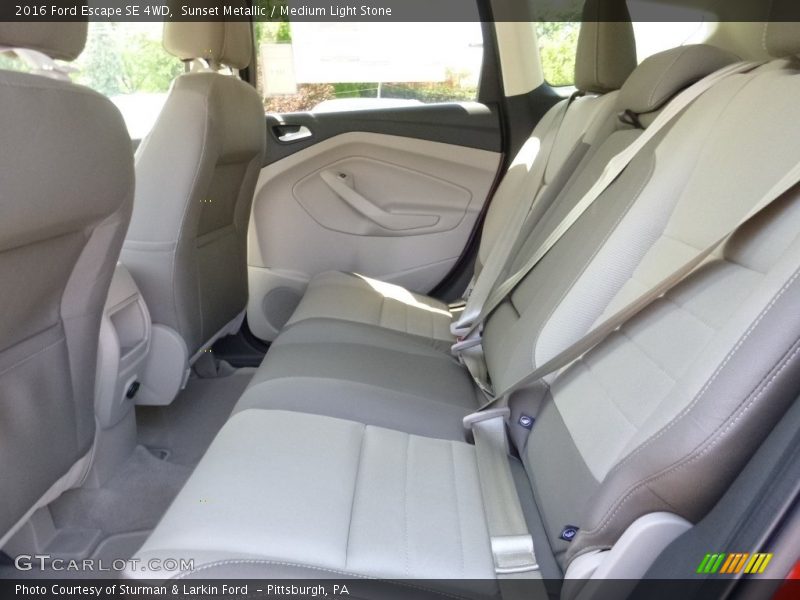 Sunset Metallic / Medium Light Stone 2016 Ford Escape SE 4WD