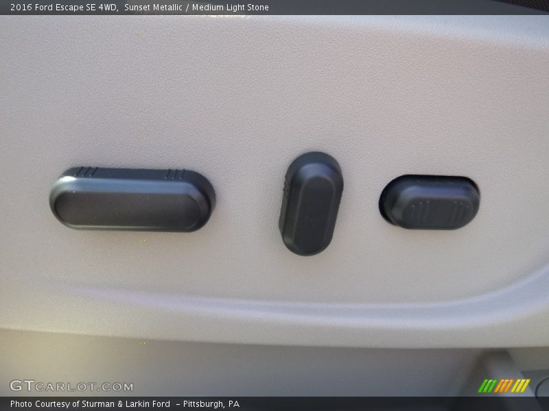 Sunset Metallic / Medium Light Stone 2016 Ford Escape SE 4WD