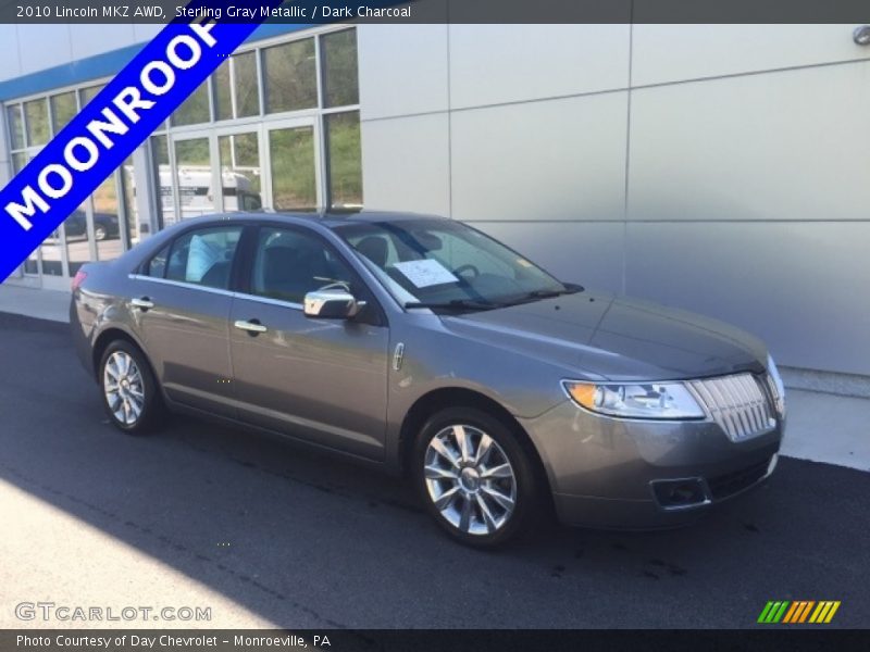 Sterling Gray Metallic / Dark Charcoal 2010 Lincoln MKZ AWD