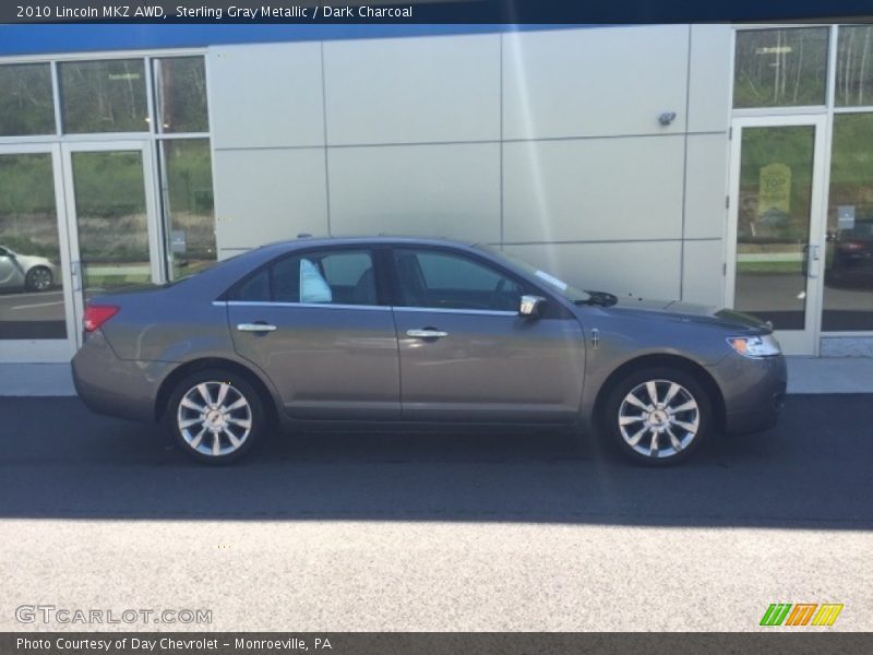 Sterling Gray Metallic / Dark Charcoal 2010 Lincoln MKZ AWD