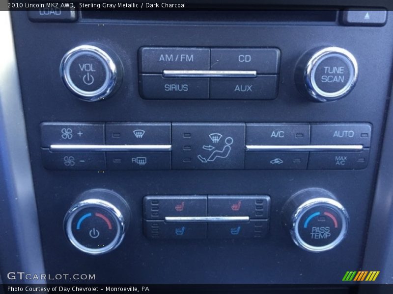 Sterling Gray Metallic / Dark Charcoal 2010 Lincoln MKZ AWD