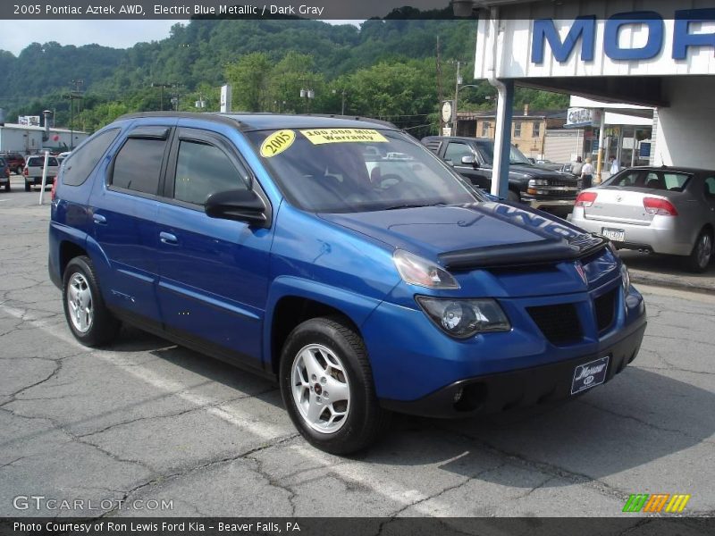 Electric Blue Metallic / Dark Gray 2005 Pontiac Aztek AWD