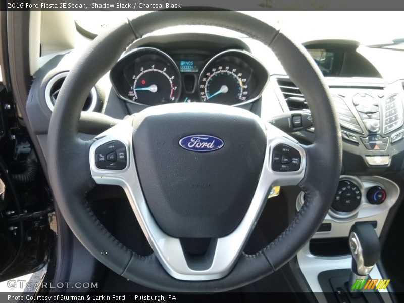 Shadow Black / Charcoal Black 2016 Ford Fiesta SE Sedan