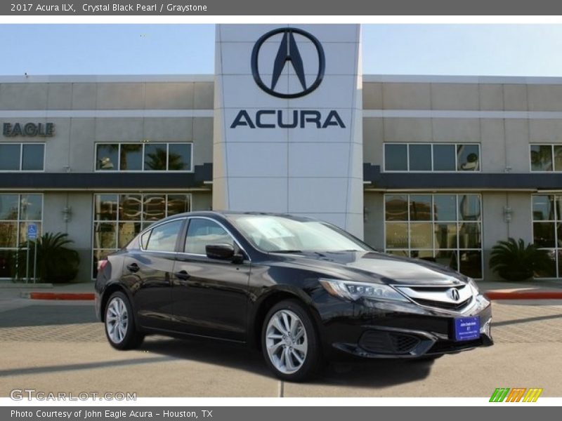 Crystal Black Pearl / Graystone 2017 Acura ILX