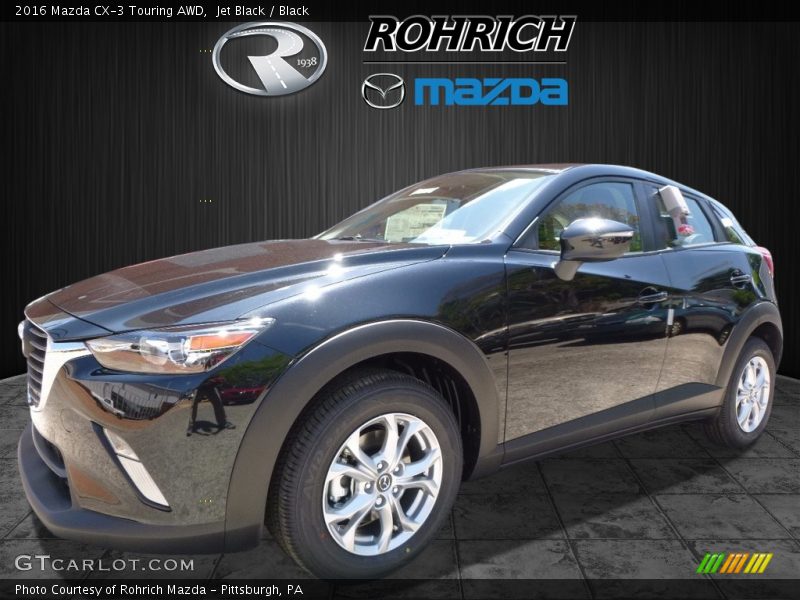 Jet Black / Black 2016 Mazda CX-3 Touring AWD