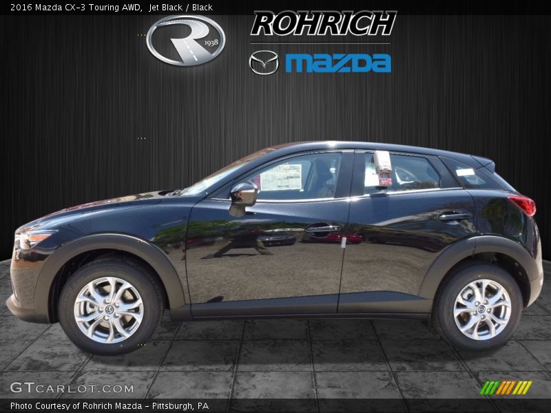 Jet Black / Black 2016 Mazda CX-3 Touring AWD