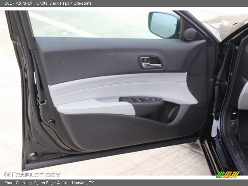 Crystal Black Pearl / Graystone 2017 Acura ILX