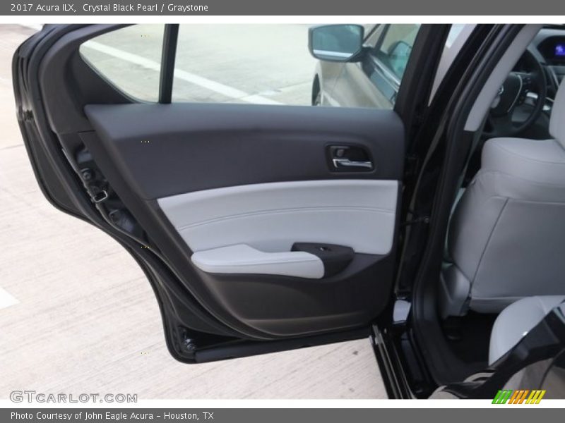 Crystal Black Pearl / Graystone 2017 Acura ILX