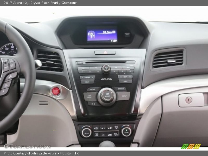 Crystal Black Pearl / Graystone 2017 Acura ILX
