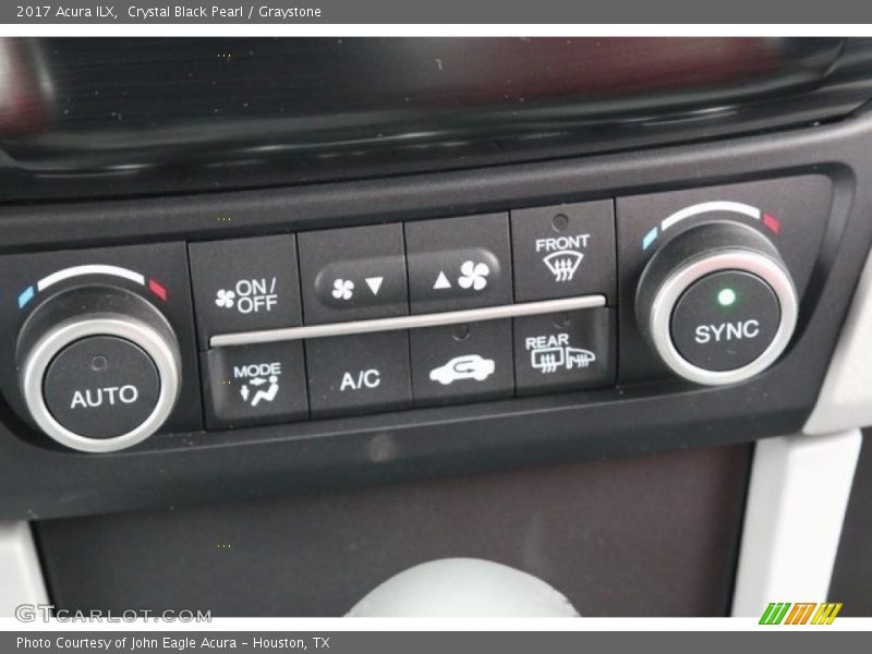Crystal Black Pearl / Graystone 2017 Acura ILX