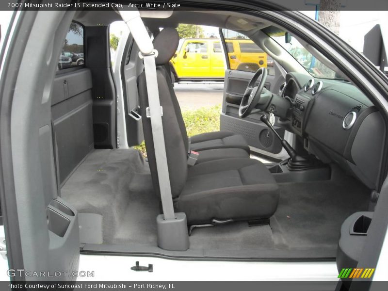 Arctic White / Slate 2007 Mitsubishi Raider LS Extended Cab