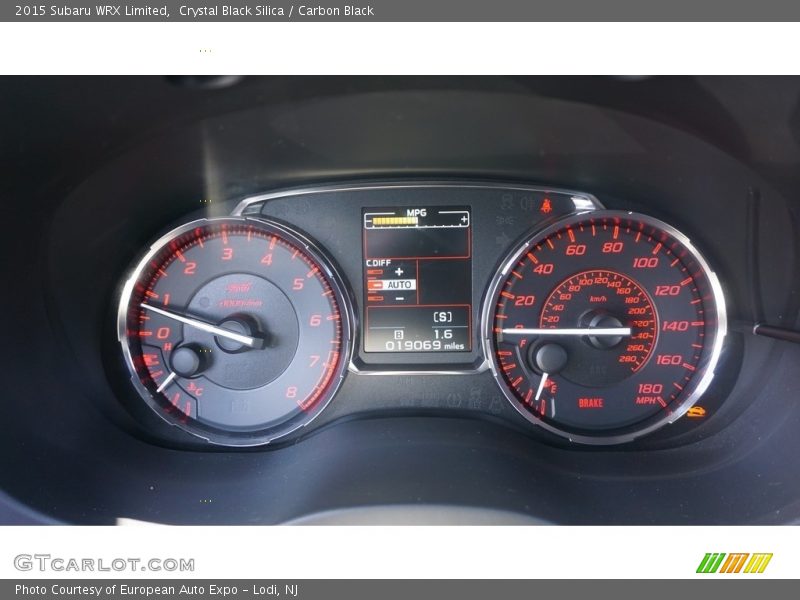 Crystal Black Silica / Carbon Black 2015 Subaru WRX Limited
