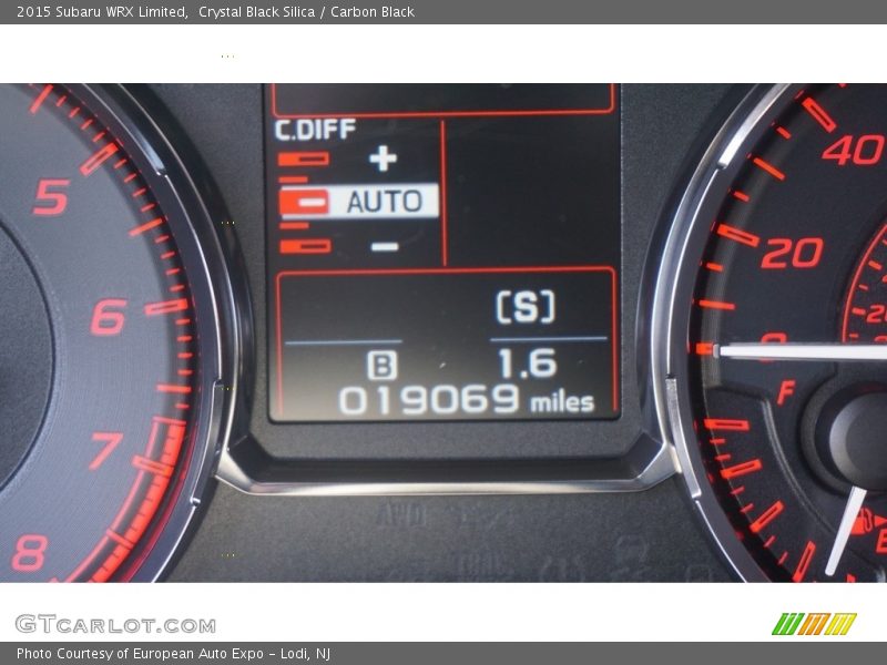 Crystal Black Silica / Carbon Black 2015 Subaru WRX Limited
