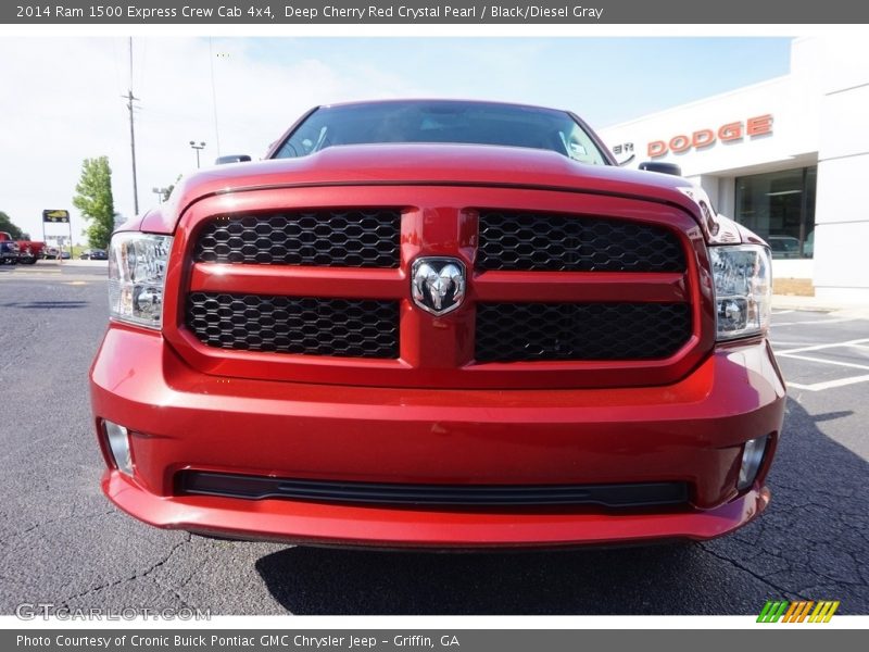 Deep Cherry Red Crystal Pearl / Black/Diesel Gray 2014 Ram 1500 Express Crew Cab 4x4