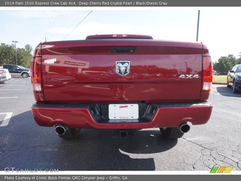 Deep Cherry Red Crystal Pearl / Black/Diesel Gray 2014 Ram 1500 Express Crew Cab 4x4