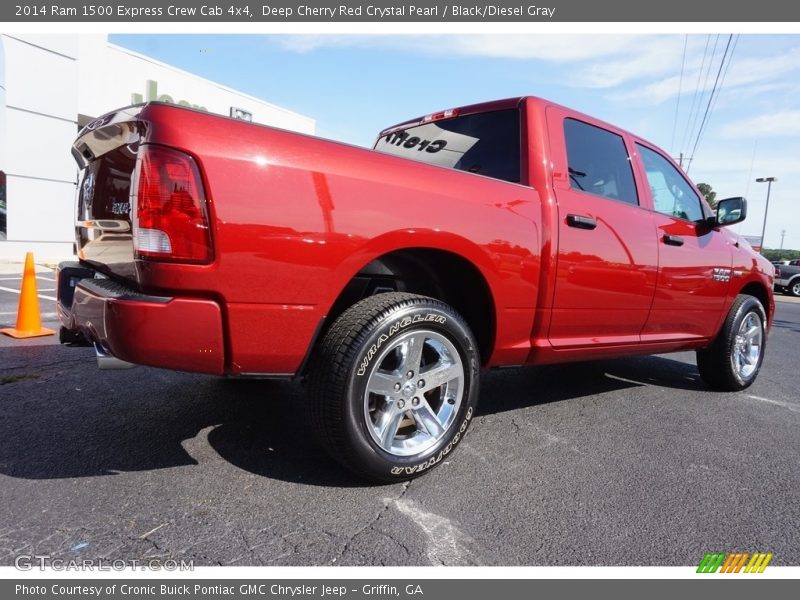 Deep Cherry Red Crystal Pearl / Black/Diesel Gray 2014 Ram 1500 Express Crew Cab 4x4