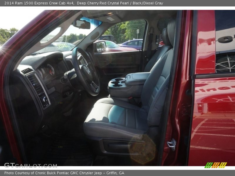 Deep Cherry Red Crystal Pearl / Black/Diesel Gray 2014 Ram 1500 Express Crew Cab 4x4