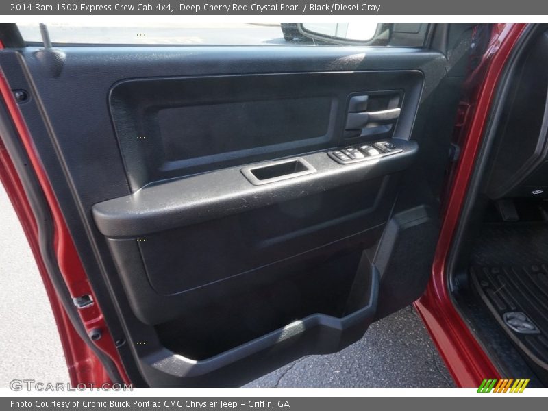 Deep Cherry Red Crystal Pearl / Black/Diesel Gray 2014 Ram 1500 Express Crew Cab 4x4