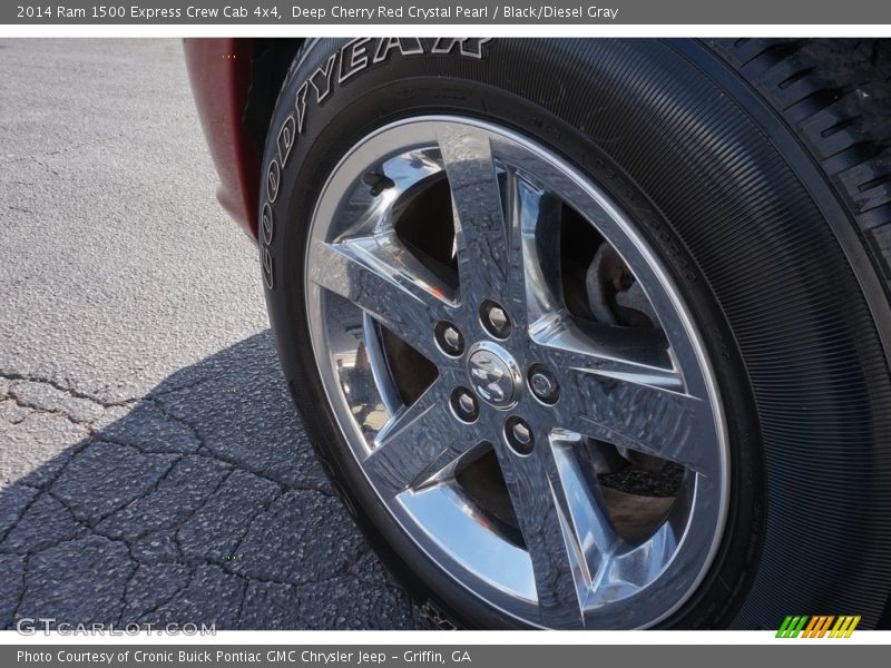 Deep Cherry Red Crystal Pearl / Black/Diesel Gray 2014 Ram 1500 Express Crew Cab 4x4