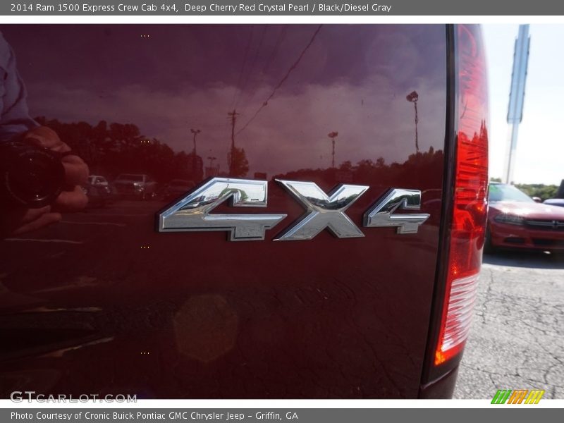 Deep Cherry Red Crystal Pearl / Black/Diesel Gray 2014 Ram 1500 Express Crew Cab 4x4