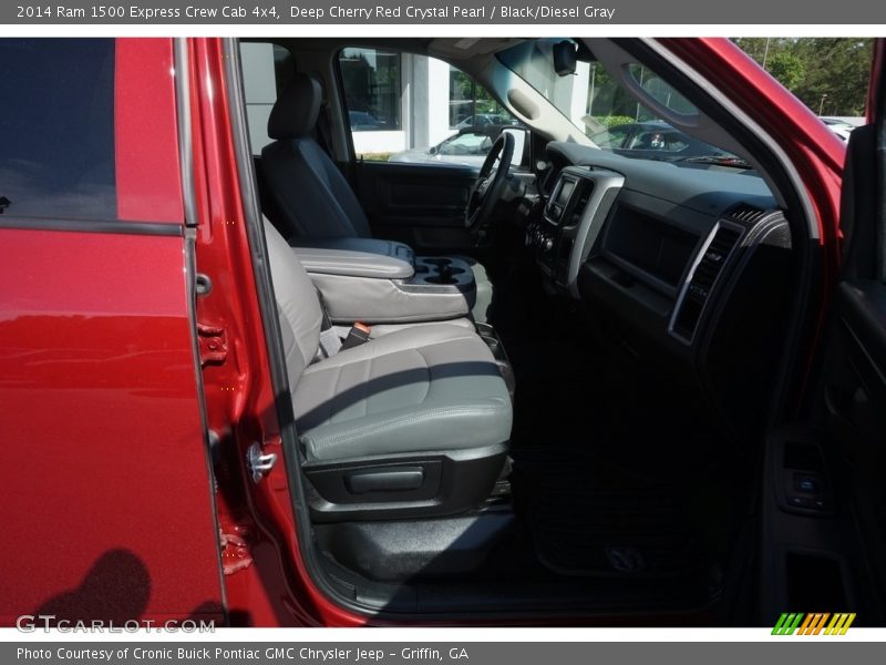 Deep Cherry Red Crystal Pearl / Black/Diesel Gray 2014 Ram 1500 Express Crew Cab 4x4