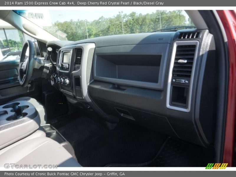 Deep Cherry Red Crystal Pearl / Black/Diesel Gray 2014 Ram 1500 Express Crew Cab 4x4