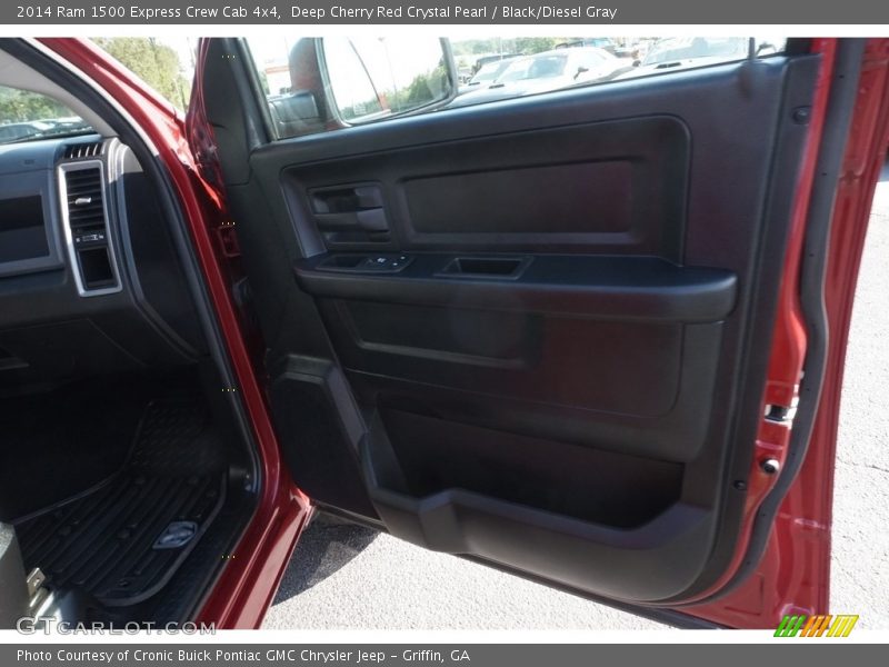 Deep Cherry Red Crystal Pearl / Black/Diesel Gray 2014 Ram 1500 Express Crew Cab 4x4