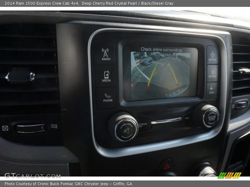 Deep Cherry Red Crystal Pearl / Black/Diesel Gray 2014 Ram 1500 Express Crew Cab 4x4