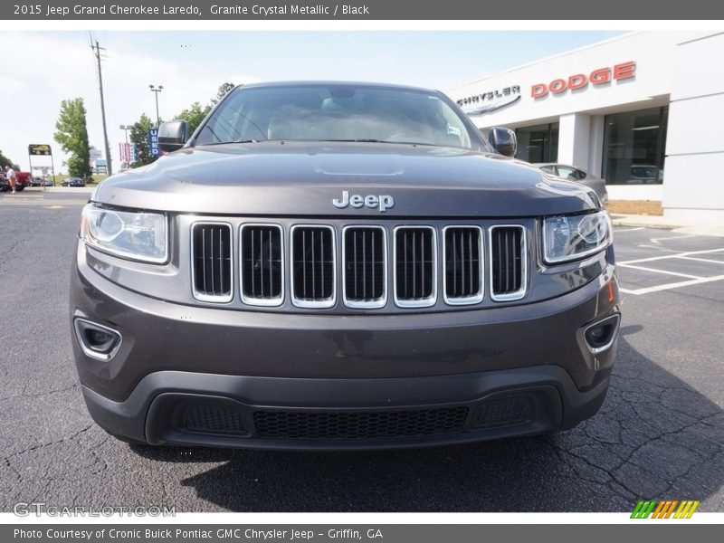Granite Crystal Metallic / Black 2015 Jeep Grand Cherokee Laredo
