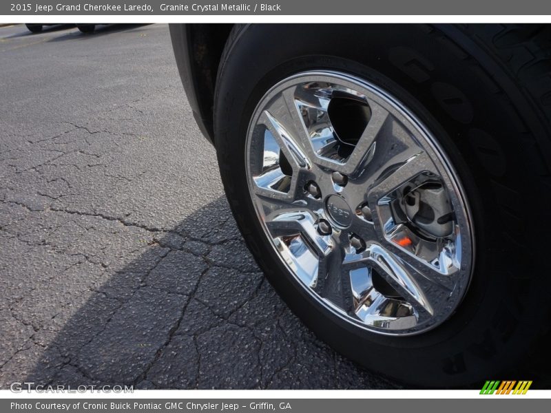 Granite Crystal Metallic / Black 2015 Jeep Grand Cherokee Laredo