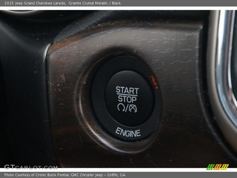 Granite Crystal Metallic / Black 2015 Jeep Grand Cherokee Laredo
