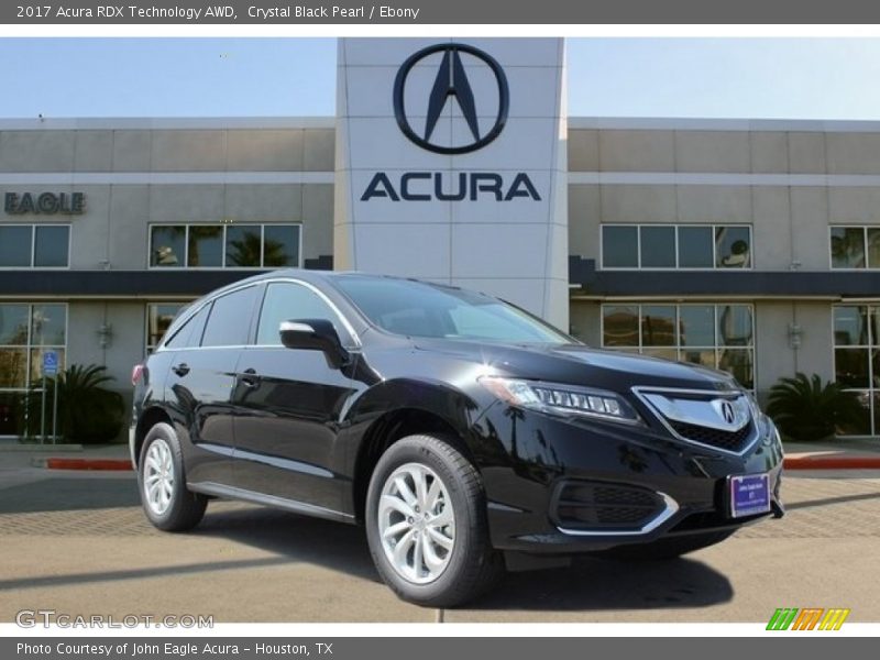 Crystal Black Pearl / Ebony 2017 Acura RDX Technology AWD