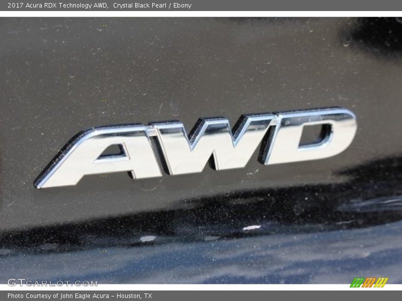 Crystal Black Pearl / Ebony 2017 Acura RDX Technology AWD