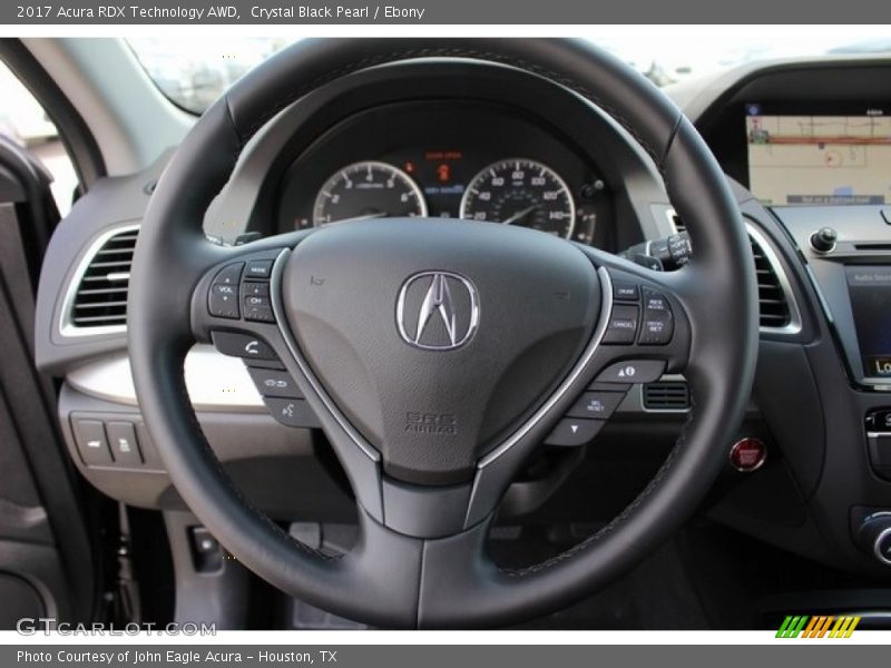 Crystal Black Pearl / Ebony 2017 Acura RDX Technology AWD