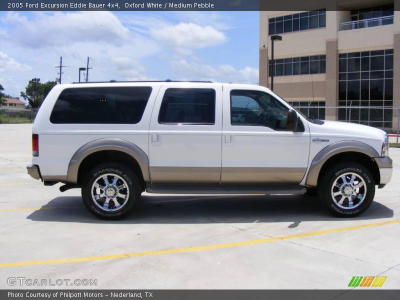 Oxford White / Medium Pebble 2005 Ford Excursion Eddie Bauer 4x4
