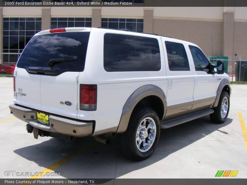 Oxford White / Medium Pebble 2005 Ford Excursion Eddie Bauer 4x4
