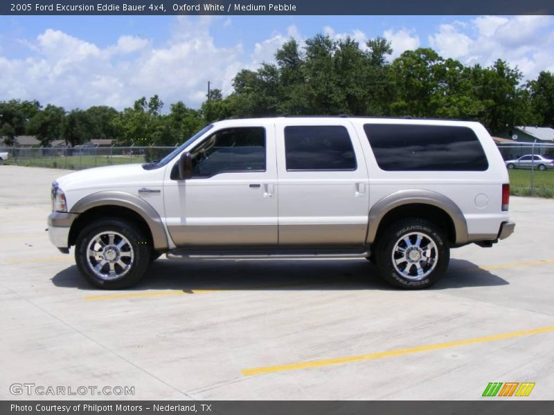 Oxford White / Medium Pebble 2005 Ford Excursion Eddie Bauer 4x4