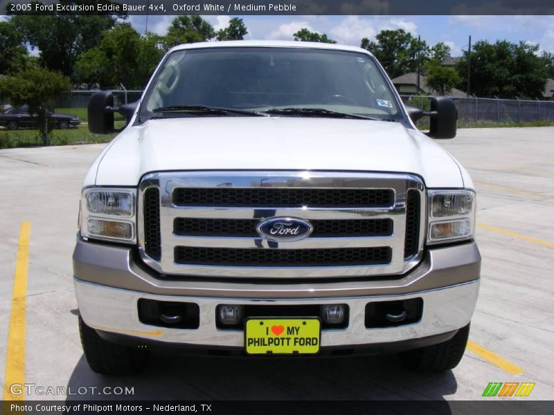 Oxford White / Medium Pebble 2005 Ford Excursion Eddie Bauer 4x4