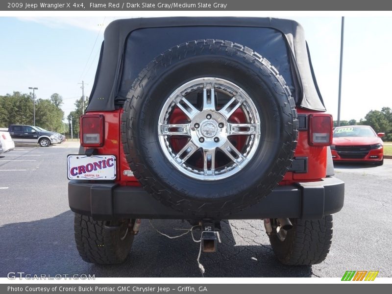 Flame Red / Dark Slate Gray/Medium Slate Gray 2009 Jeep Wrangler X 4x4