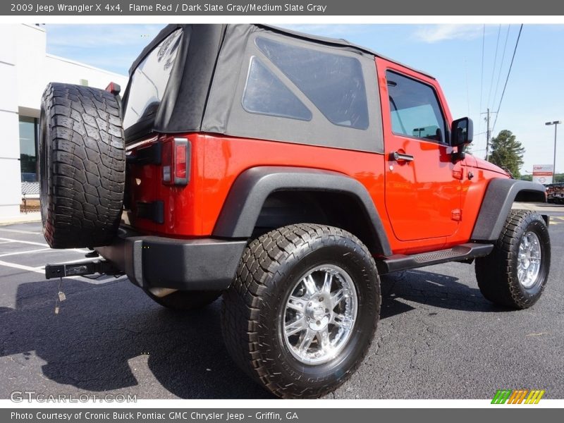 Flame Red / Dark Slate Gray/Medium Slate Gray 2009 Jeep Wrangler X 4x4