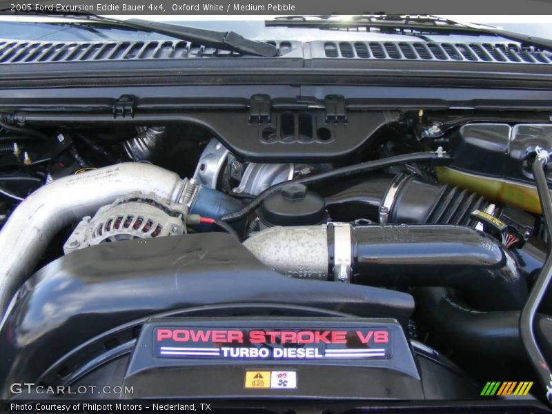 Oxford White / Medium Pebble 2005 Ford Excursion Eddie Bauer 4x4