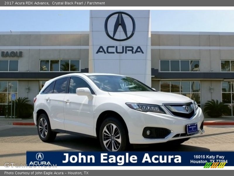 Crystal Black Pearl / Parchment 2017 Acura RDX Advance