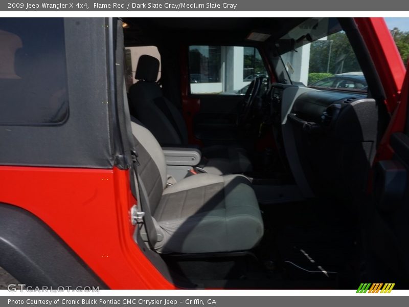 Flame Red / Dark Slate Gray/Medium Slate Gray 2009 Jeep Wrangler X 4x4