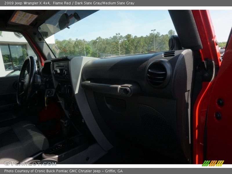 Flame Red / Dark Slate Gray/Medium Slate Gray 2009 Jeep Wrangler X 4x4
