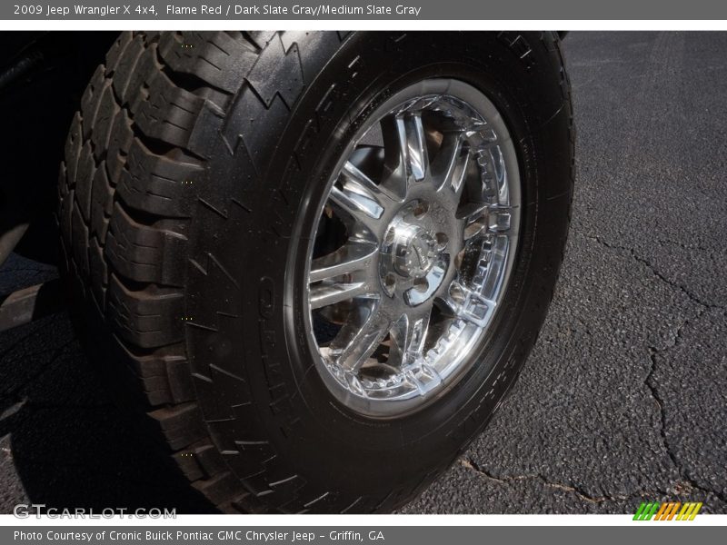 Flame Red / Dark Slate Gray/Medium Slate Gray 2009 Jeep Wrangler X 4x4