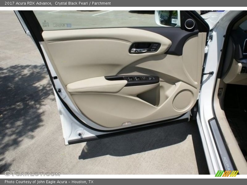 Crystal Black Pearl / Parchment 2017 Acura RDX Advance