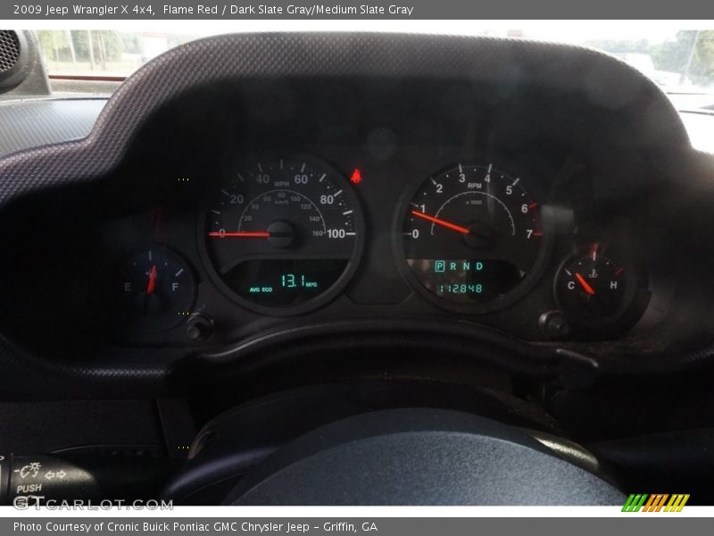 Flame Red / Dark Slate Gray/Medium Slate Gray 2009 Jeep Wrangler X 4x4