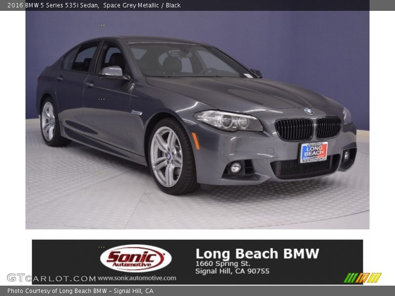 Space Grey Metallic / Black 2016 BMW 5 Series 535i Sedan