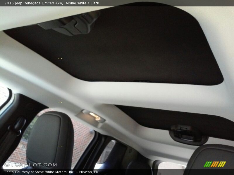 Alpine White / Black 2016 Jeep Renegade Limited 4x4